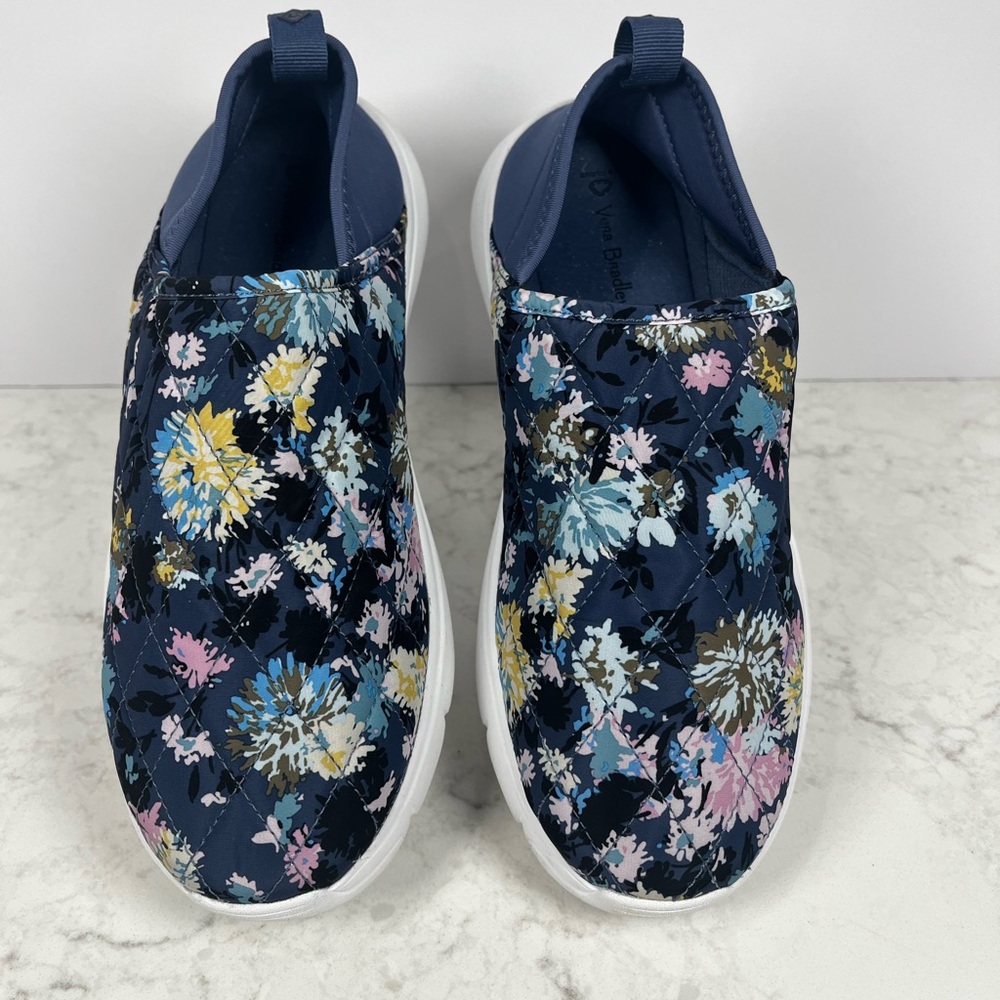 Vera Bradley Navy Floral Slip-On Shoes